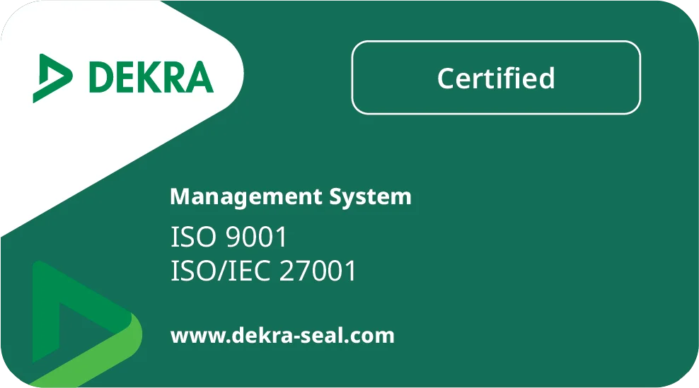 Thingsdata ISO Certified by DEKRA